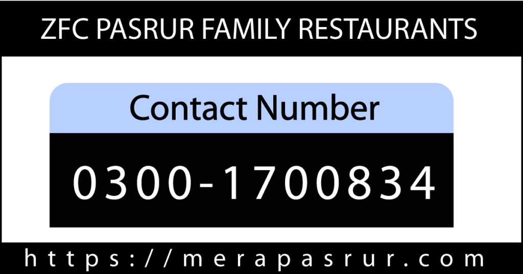 ZFC pasrur contact number