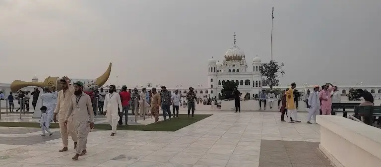 Tourists visiting at Gurdwara Kartarpur Sahib